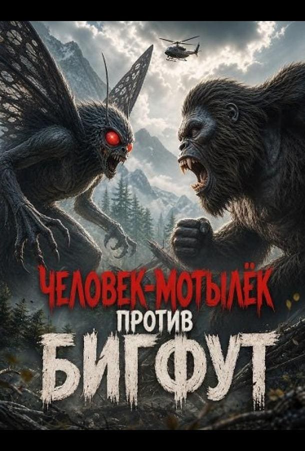 Постер: Человек-мотылек против Бигфута